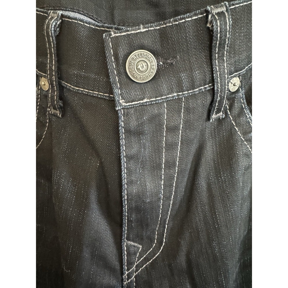 VTG True Religion Men's‎ Ricky Dark Wash Jeans Size 34/34–Y2K-00s-Streetwear-EUC - Picture 16 of 16